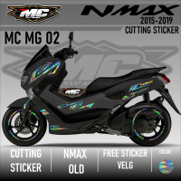 Termurah MC Aksesoris Motor Yamaha Nmax Old 2015-2019 Free Velg Skotlet Sticker Striping Lis Variasi