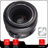 YONGNUO YN35mm F2.0N YN50mm f1.8 Lens Auto Focus Wide-Angle Fixed Prime Lens for Canon EF 550D Nikon F Mount Camera D5500 D7300