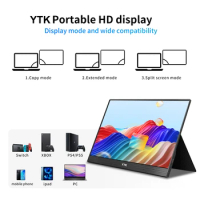 144Hz Gaming portable monitor 15.6 inch 1080P IPS FHD laptop external expansion secondary screen ps4 Switch convenient monitor