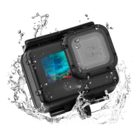 PULUZ 50m Waterproof Housing Protective Case with Buckle Basic Mount &amp; Screw for GoPro HERO9 Black Waterproof Case Diving Case