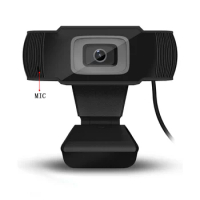 In Stock 1080P Webcam 0.5 Megapixel High Definition Camera Web Cam Webcam with Microphone USB MIC Clip-on for Laptop