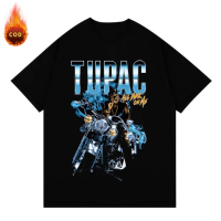 KAOS VINTAGE 2PAC MTRC / KAOS VINTAGE TUPAC OVERSIZE / KAOS DISTRO HIPHOP UNISEX 100% kapas murni Ba