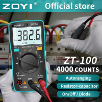Promo Zoyi Zt-100 Auto Multimeter Digital Multitester Avometer