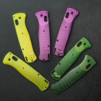 3 Colors Custom Transparent Acrylic Knife Grip Handle Patches Scales For Genuine Benchmade Bugout 535 Knives DIY Making Parts