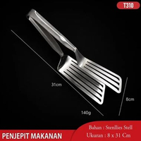 Penjepit Gorengan Jepit Kue Roti Penjepit Makanan Capitan Kue Stainless Japit Makanan Tahan Karat 31