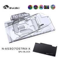 Bykski GPU Water Cooling Block For ASUS RTX3070 STRIX, Graphics Card Liquid Cooler System, RTX 3070, N-AS3070STRIX-X
