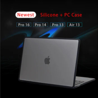 Newest Soft Laptop Case for Macbook Pro 16 Case M1 M3 Macbook Pro 14 Funda M2 2023 Pro 13 Air 15 Cover A2337 A2338 A2289 Capa