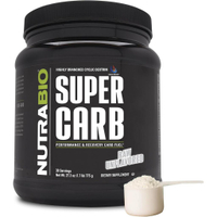 NutraBio Super Carb Carbohydrate Powder with Cluster Dextrin & Electrolytes Advanced Carb Supplement
