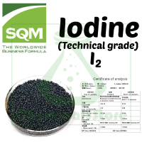 Iodine | Iodin | I2 | Iodine Teknis CAS 7553-56-2 Brand SQM Repack