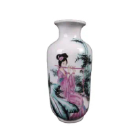 Chinese old porcelain Pink Lady vase