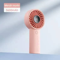 JISULIFE Handheld Fan LIFE4 5S Kipas Angin Kecil 3600mAh yang di cas 12 Bilah Dengan Daya Tahan Bate