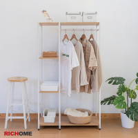 RICHOME 桑妮大衣櫥架W90 × D40 × H151 cm