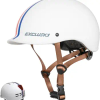 Cycling Lighting Helmet With Ear Protection Bicycle Helmet MTB Reflective sticker E-Bike Bike Helmet