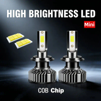 2PCS 96W 10200LM LED H4 H7 H11 High quality COB Car Headlight Bulbs H1 H3 9005 9006 9012 9003 HB2 HB