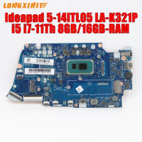 LA-K321P .For Lenovo ldeapad 5-14ITL05 Laptop Motherboard. With.CPU:I5-1135G7, I7-1165G7 .8GB/16GB-RAM. UMA 100% testado OK
