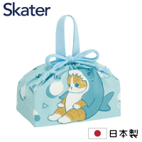【Skater】mofusand 貓福珊迪 日本製束口便當提袋(便當袋/野餐袋/戶外郊遊)