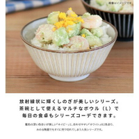 日本製美濃燒 放射狀白色餐碗 飯碗 湯碗 沙拉碗 小菜碗 餐具 廚房用品 廚具 日式餐具 小碗 可微波洗碗機使用