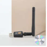600mbps 2.4GHz+5GHz Dual Band USB Wifi Adapter Wireless Network Card With 2dBi Extender Adapter Wifi Dongle For Windows 7/8/10