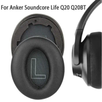 1 Pair Ear Pads for Anker Soundcore Life Q20 Q20BT Headphone Replacement Ear Pad Cushion Cups Cover Earpads Repair Parts