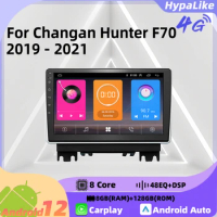 2 Din Android Car Stereo Radio for Changan Hunter F70 2019 - 2021 Autoradio GPS Navigation 10.1" Car Multimedia Player Head Unit
