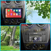 9inch Touchscreen 2 Din Android Car Radio Carplay Multimedia For Ford Fiesta Mk VI 5 Mk5 2002-2008 Wifi GPS Autoradio Stereo
