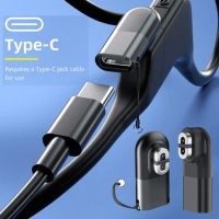 For AfterShokz OpenRun Pro AS810 Charger Adapter Bone Conduction Headphone Magnetic Charging Adapter Type C/IOS Fast Charger