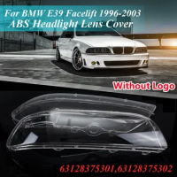 L / R Headlight Cover Shell Car Headlight Lens Cover For BMW E39 4-Door Facelift 1996-2001 2002 2003 #63128375301 63128375302