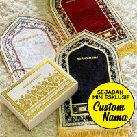 COD Sejadah Custom Nama / Sejadah Mini/Hamper Raya/Hadiah Ramadan/Gift Raya/Sejadah Esklusif