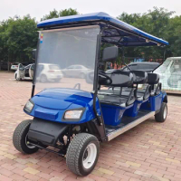 Ce Certified 72v Off-Road 6-Seater 4x4 New Beach Electric Golf Cart Used For Scenic School Patrol Reception Vehicles