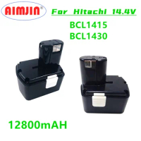 Latest Upgrade 14.4V 12800mAh Replaceable Power Tool Battery for Hitachi BCL1430 CJ14DL DH14DL EBL1430 BCL1430 BCL1415