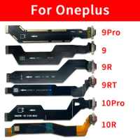 10 Pcs USB Charging Flex Cable For Oneplus 9 Pro 9R 9RT 10 10R 11 Charger Jack Dock Port Connector Flex Cable Parts