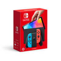 [現貨]【贈保貼+鍵帽+收納包】Nintendo Switch OLED紅藍主機