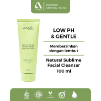 Gentle Facial Wash Avoskin Natural Sublime Facial Cleanser 100ml Pembersih dan Pencerah Wajah All Sk