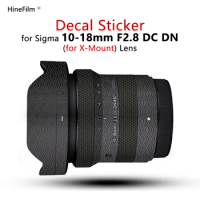 Sigma 10-18F2.8 X Mount Lens Cover Sticker Decal Skin For Sigma 10-18mm F2.8 DC DN Protector Coat Sigma 10-18 Wrap Sticker Film
