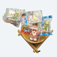 【甜園】聖誕Q皮軟糖-糖粉 200gx5包(聖誕節糖果 聖誕糖果 交換禮物 派對禮物 教會活動 幼兒園糖果)