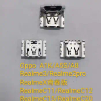 10-100pcs/Original USB Charging Port Charger Connector For Oppo A1K A5S A8 Realme3 Realme2pro RealmeC11 RealmeC12 RealmeC15