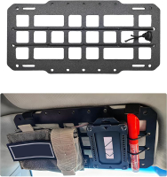 Car Rigid MOLLE Panel Headrest Rigid Panel Tactical Gear Holder MOLLE EDC Organizer Modular Storage