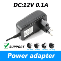 Universal Power Adapter DC 12V 0.1A DC Power Cord Cable TV Digital Set-top Box Plug UK Plug AU Plug Power Supply