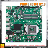 PRIME H310T R2.0 Used Motherboards Supports Intel 14 nm CPU Intel H310 2 x SO-DIMM, Max 32GB DDR4 M.2 SATA RJ45 for Desktop