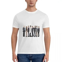 Men's Cotton T-shirt, Brand NCIS, Classical Printed Cast Shirt for Sports Fans