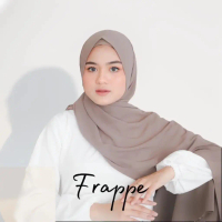 Anizar Kerudung Pashmina Plisket Garis Full Ceruty Baby Doll Hijab Pasmina Plisket Lidi BabyDoll Pre