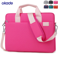 Okade T70 shockproof laptop bag features three compartments and a retractable handle, suitable for u