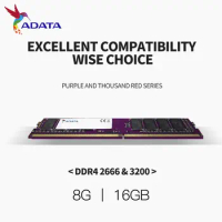 ADATA New RAM Memory DDR4 8GB 16GB 2666MHz 3200MHz 1.2V DIMM 288pin ddr4 Gaming Memory Desktop Nemoria RAMs