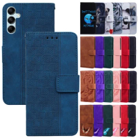 M34 Leather Case For Samsung Galaxy M34 5G Magnetic Flip Wallet Case Cover For Samsung M34 F34 M 34 