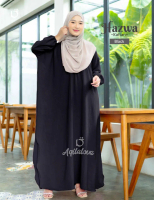 AQILALOVA Hazwa Kaftan Syar'i Lengan Panjang Polos Simpel Harian
