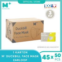 M+ Duckbill 3Ply M+ - 1 Karton Mask Masker