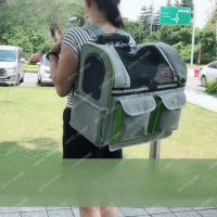 Pet Trolley Bag Dog Outing Cat Carrying Case Cat Cage Lightweight Backpacks Portable Cat Bag