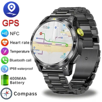 2024 New Men GPS Smart Watch Heart Rate Blood Pressure Compass Smart Watch Outdoor Sports Waterproof Fitness Smart Watch Woman