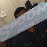 Sticker Cermin Spoon Sport Honda