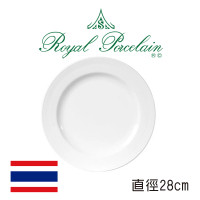 【Royal Porcelain泰國皇家專業瓷器】OPERA 圓盤(泰國皇室御用白瓷品牌)